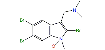 2,5,6-Tribromo-N-methylgramine N-oxide